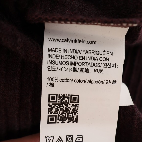 Calvin Klein Jeans Mens Large /4 Zip Mock Neck Pullover Top Shirt NEW - Picture 8 of 8